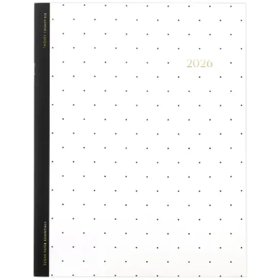 Sugar Paper Essentials 2026 11"x8.5" Large Monthly Stitch Dot image {6}