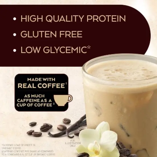 Atkins Iced Coffee Vanilla Latte Protein Shake - 4pk/44 fl oz image {4}