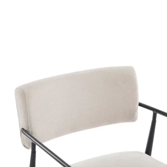 Christopher Knight Home Behrens Mid-Century Modern Upholstered Dining Chairs (Set of 2) image {6}