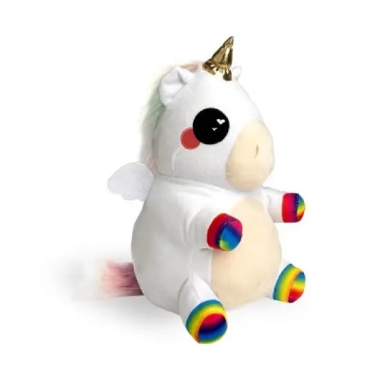 Seven20 Glitter Galaxy 9 Inch Talk Back Unicorn Plush image {1}