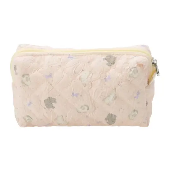 Unique Bargains Purple Bow Rabbit Makeup Bag Pink 1 Pc image {5}