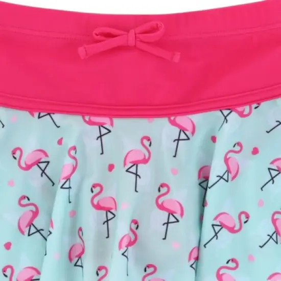 Trolls Kindi Kids JoJo Siwa Poppy Unicorn Girls One Piece Bathing Suit Bikini Top Rash Guard Skirt and Bottom 5 Swimsuit Set Toddler image {8}