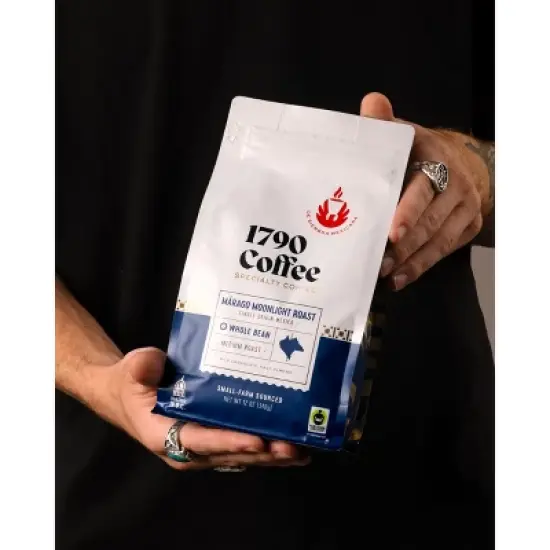 1790 Coffee M&aacute;rago Moonlight Roast Medium Roast Whole Bean Coffee &ndash; 12 oz image {3}