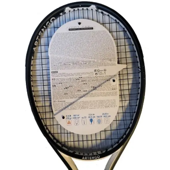 Decathlon Artengo Tolerance TR500 OS Tennis Racket Grip 4 Black/White image {2}