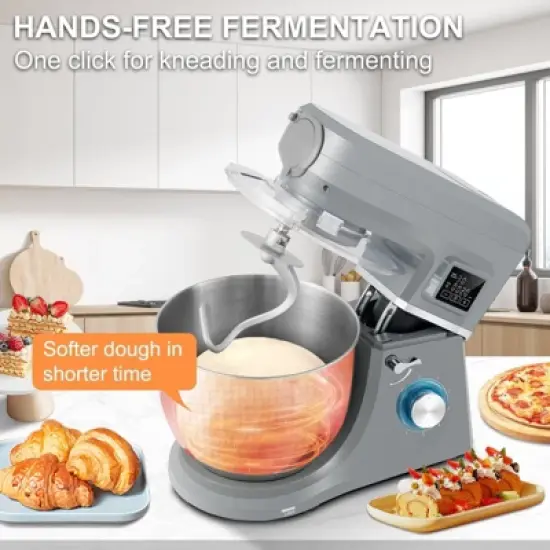 Mojgar 5 IN 1 Stand Mixer; 660W Tilt-Head Multifunctional Electric Mixer image {3}