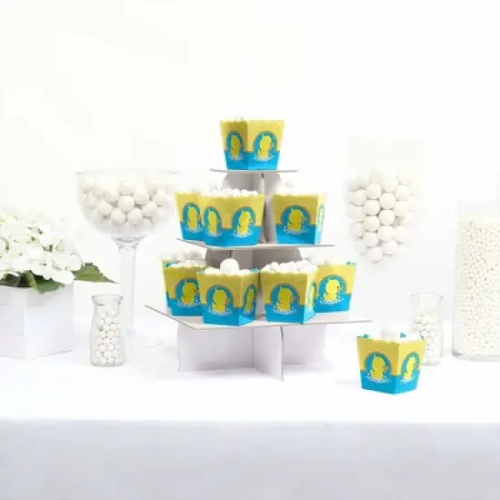 Big Dot of Happiness Ducky Duck - Party Mini Favor Boxes - Baby Shower or Birthday Party Treat Candy Boxes - Set of 12 image {1}