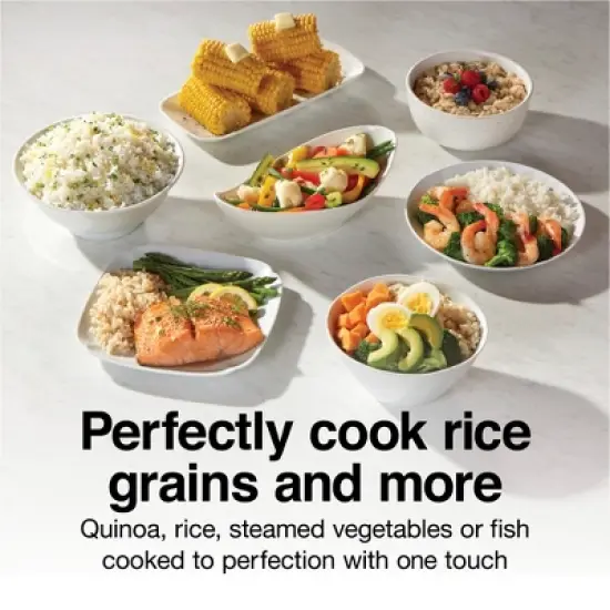 Proctor Silex 16 Cup Rice Cooker & Steamer - 37527: 500W, Stay-Cool Handles, Removable Bowl, Dishwasher-Safe Parts image {3}