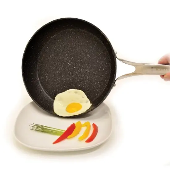 THE ROCK&trade; by Starfrit&reg; Fry Pan with Stainless Steel Handle image {2}