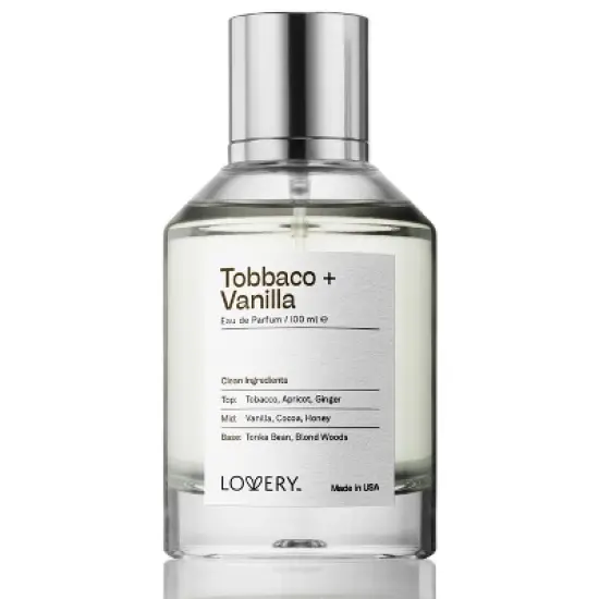 Lovery Tobacco and Vanilla Eau de Parfum - 100ml Clean Ingredient Perfume Fragrance - Made in USA image {5}