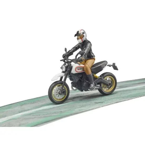 Bruder Scrambler Ducati Desert Sled with Driver image {5}