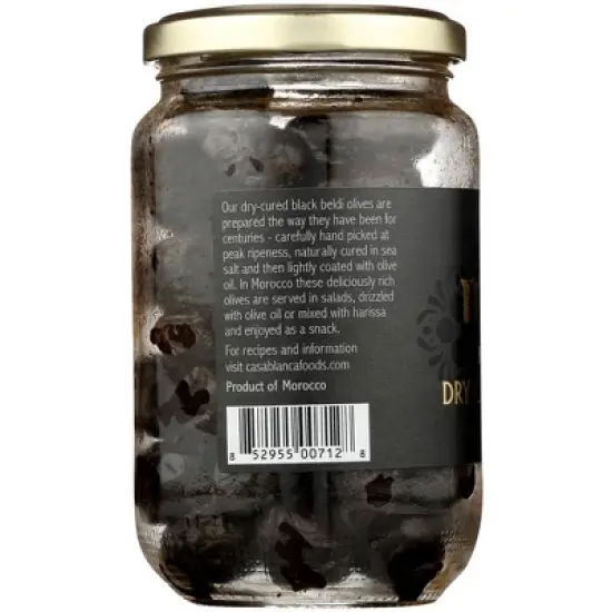 Mina Moroccan Dry Cured Olives - Case of 6/7 oz image {3}