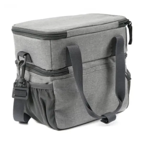 Fulton Bag Co. Jumbo Dual Compartment Lunch Box - Griffin Gray image {2}