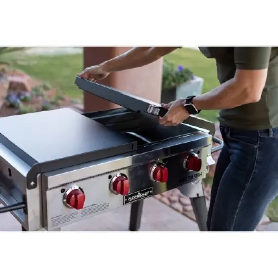 Camp Chef Portable 4 burner Flat Top Gas Grill FTG600P image {4}
