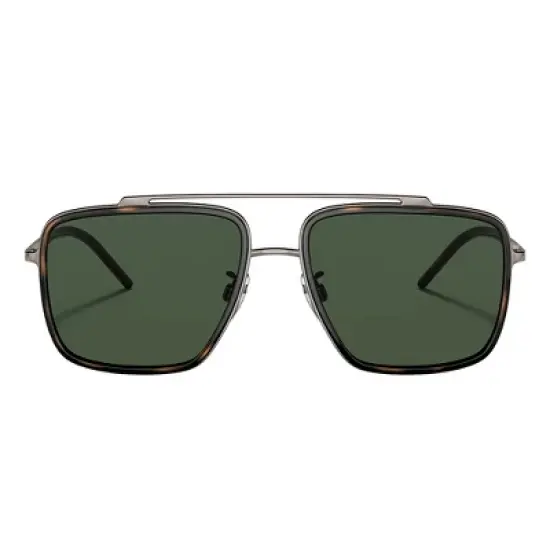 Dolce & Gabbana DG 2220 13359A Unisex Square Polarized Sunglasses Bronze/Havana 57mm image {1}