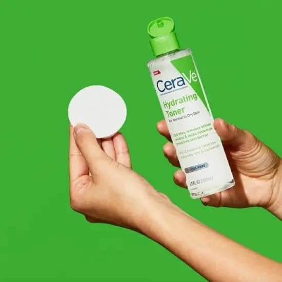 CeraVe Hydrating Toner for Face, Alcohol Free Facial Toner for Normal to Dry Skin - 6.8 fl oz image {9}