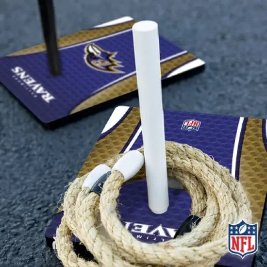 NFL Baltimore Ravens Solid Wood Quoits Toss Game image {7}