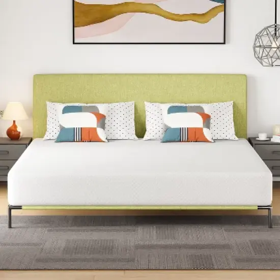 FDW 10 inch Mattress Gel Memory Foam Mattress for Cool Sleep & Pressure Relief/Medium Firm Mattresses CertiPUR-US Certified/Bed-in-a-Box image {7}