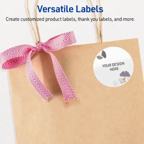 Avery Round Labels, Floral Design, 2" Diameter, 120ct image {5}