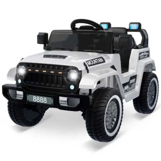 Kids Ride On Truck Car, 12V Battery Powered Electric Vehicles Toy w/Parent Remote Control, Spring Suspension, 3 Speeds image {9}