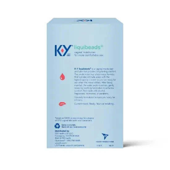 K-Y Liquibeads Vaginal Moisturizer - 6ct image {1}