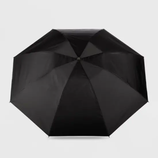 Totes InBrella Reverse Close ECO Compact Umbrella - Black image {2}