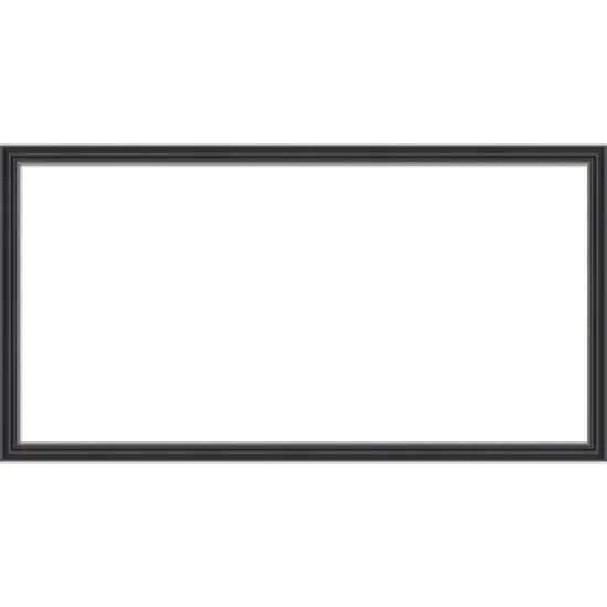 Amanti Art Stylish Black Narrow Framed Dry Erase Magnetic Board image {11}