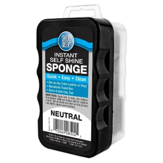 Shoe Gear Instant Shine Sponge: Clear Shoe Polish Accessory image {2}