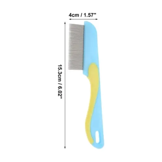 Unique Bargains Pet Grooming Brush 6.02"x1.57" 1 Pc image {3}