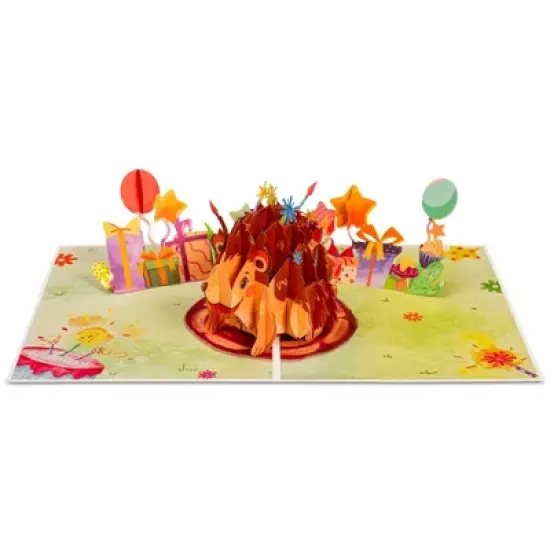 Paper Love Frndly 3D Birthday Pop Up Card, Birthday Hedgehog, Handcrafted - 100% Recycled and Eco-Friendly, 8" x 6" Cover image {5}