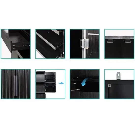 Bella Depot Freestanding 72" Kitchen Pantry Cabinet with Drawers & Adjustable Shelves image {11}