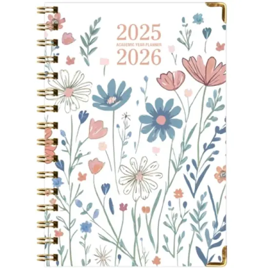 Global Printed Products Hardcover AY 2025-2026 Fashion Planner - 5.5"x8" (Colorful Botanicals) image {6}