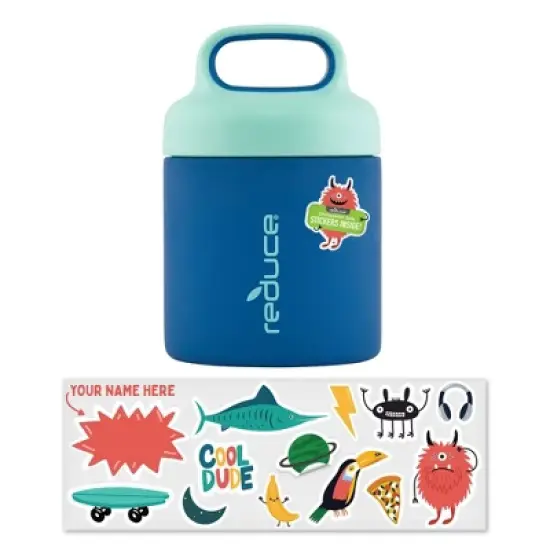 Reduce 10oz Stainless Steel Handled Food Jar image {1}