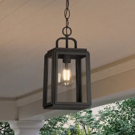 Urban Ambiance Luxury Farmhouse Outdoor Pendant 15.375''H x 7''W,  Olde Bronze Finish,  Macon Collection, UHP1383 image {7}