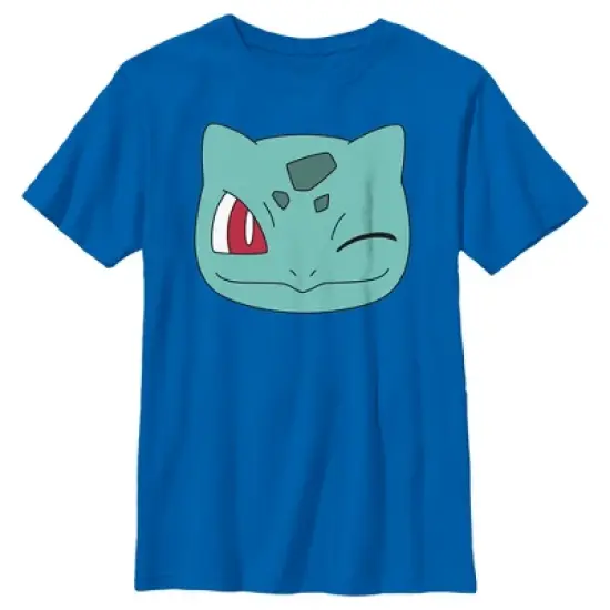 Boy's Pokemon Bulbasaur Wink Face T-Shirt image {4}