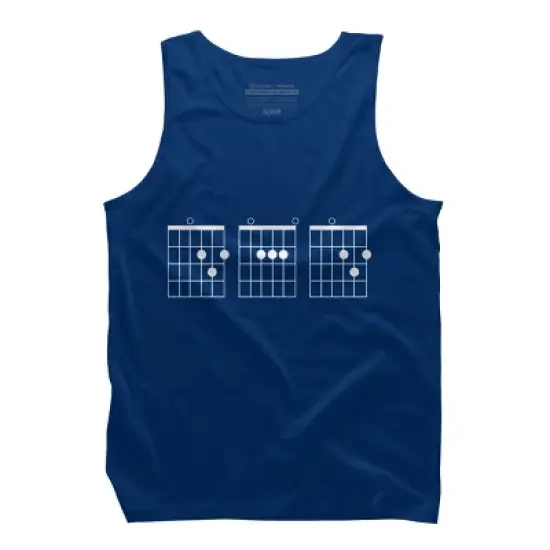 Men's Design By Humans Rocking Dad Guitar Chords By HoangCathrine Tank Top image {6}
