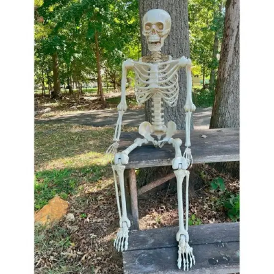 Forum Novelties 5' Posable Skeleton Party Decoration image {4}