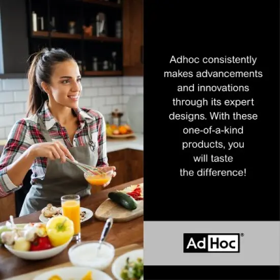 AdHoc Rapido Milk and Sauce Frother - Stainless Steel, 8.25" image {6}