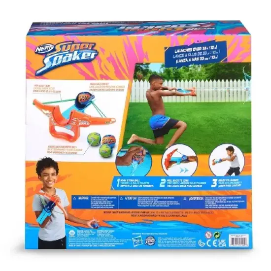 NERF Super Soaker 2.25" Storm Ball Wrist Rocket by WowWee with 3 Reusable Water Balls image {6}