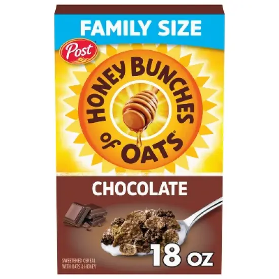 Honey Bunches of Oats Chocolate Cereal - 18oz image {4}