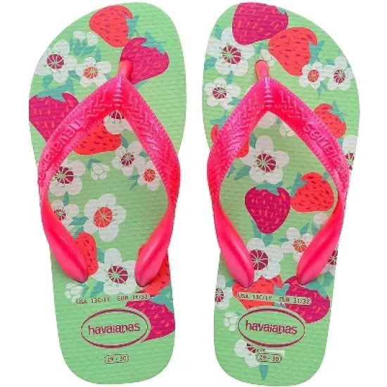 Havaianas - Girl's Strawberry Flowers Flores Flip Flop Sandals image {5}
