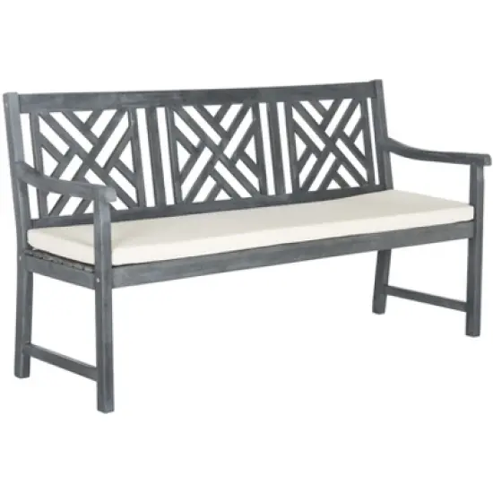 Bradbury 3 Seat Bench - Outdoor - Safavieh image {2}