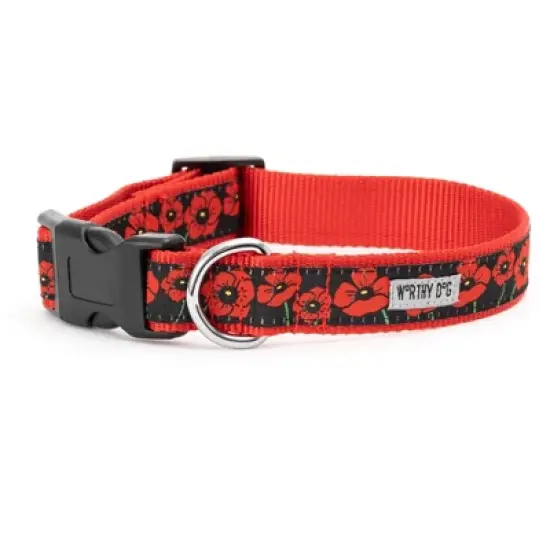The Worthy Dog Poppies Collar image {3}