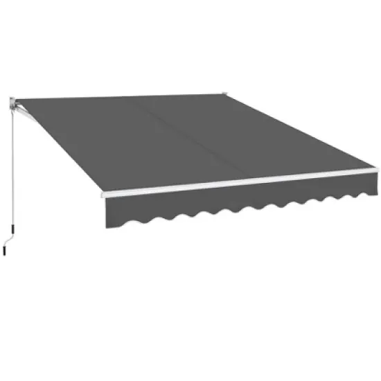 Yaheetech Patio Awning Adjustable Retractable Canopy Cover image {9}