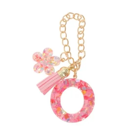 Unique Bargains Flower Letter Water Cup Pendant 1 Pc image {19}