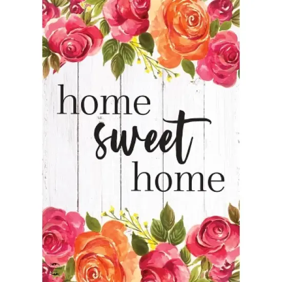 Briarwood Lane Spring Garden Flag 12x18 For Outdoor Farmhouse Home Sweet Home Floral For Spring Garden Flag Flags For Outside image {4}