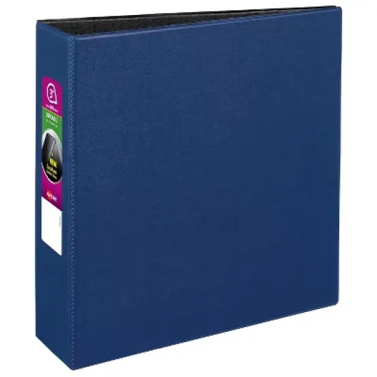 Avery Durable 3 Ring Binder, 3" Slant Rings, 1 Blue Binder (27651) image {8}