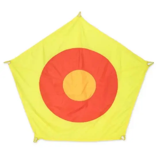 HearthSong 10' diam. x 5'H SunRise Geometric Climbing Dome with Star Hammock and Two Bungee Net Chairs image {12}