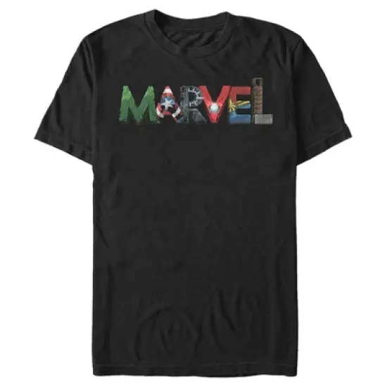 Men's Marvel Logo Hero Font T-Shirt image {4}