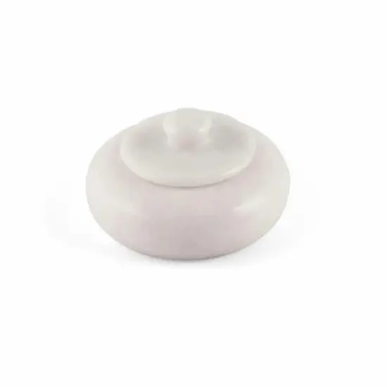 Inox Artisans Salero Marble Salt Cellar with Lid image {2}
