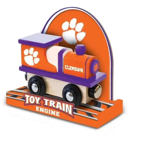 MasterPieces Officially Licensed NCAA Clemson Tigers Wooden Toy Train Engine For Kids image {2}